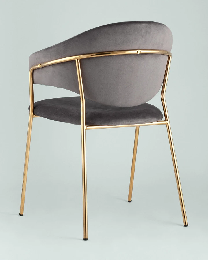 Стул Эвита темно-серый - фото 4