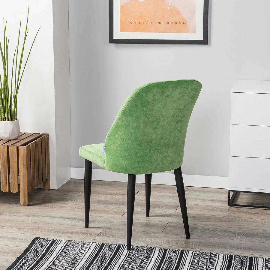 Стул Alen зеленый/черный - фото 13