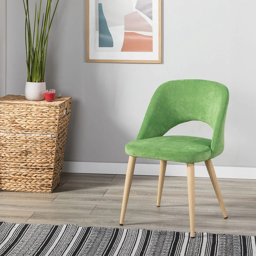 Кресло Lars Green/нат.дуб - фото 8