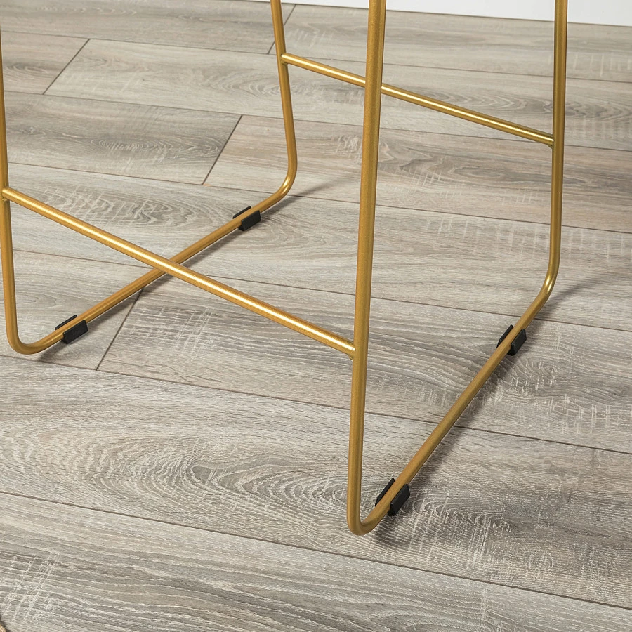 Кресло полубар Lars тёмно-серый/Линк золото - фото 14