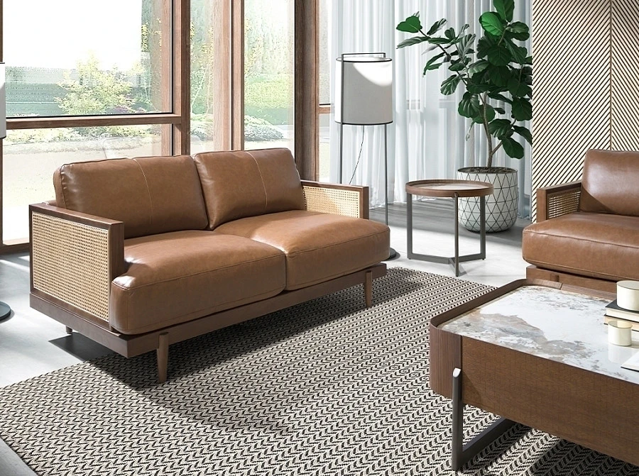 Круглый журнал.стол 2130/437-B/орех и керам. - фото 6