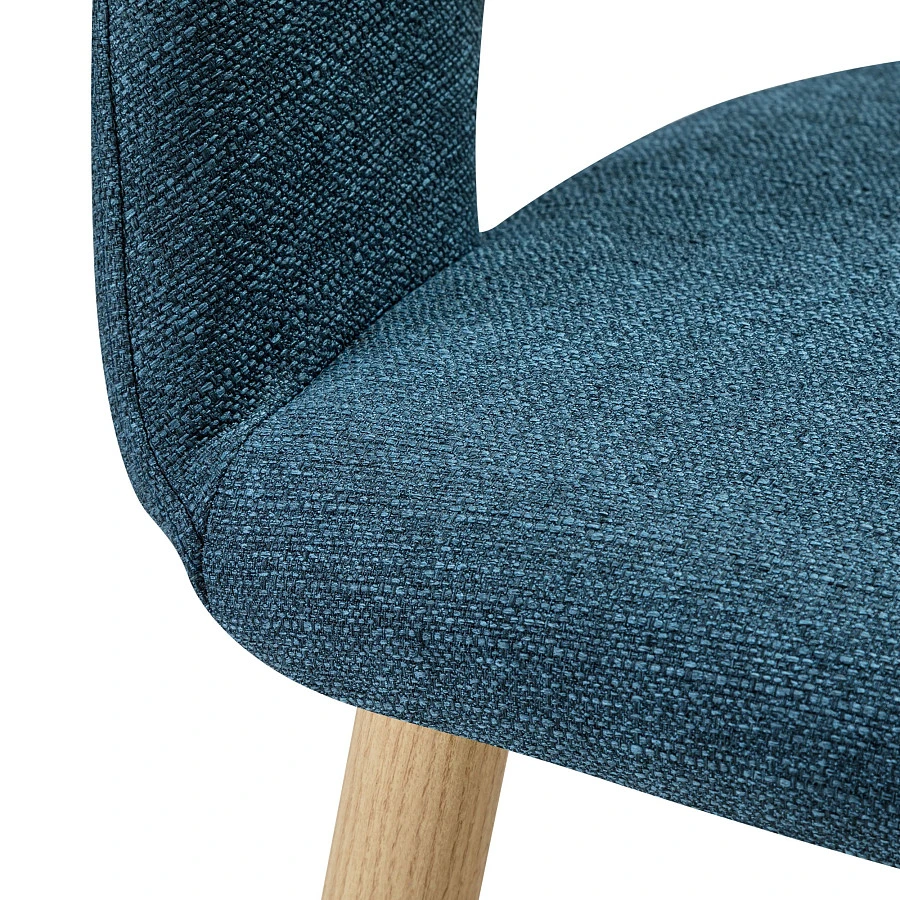 Стул Hugs синий/нат.дуб - фото 6