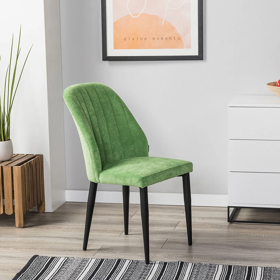 Стул Alen зеленый/черный - фото 9