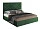 Кровать Палермо 140х200 зелёного цвета
