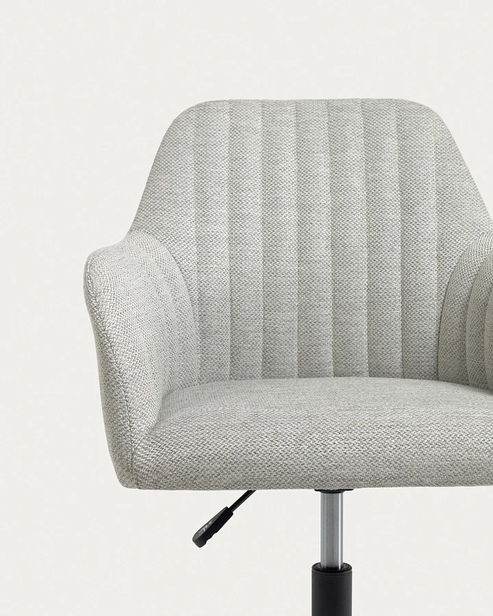 Офисное кресло Madina светло-серое - фото 8