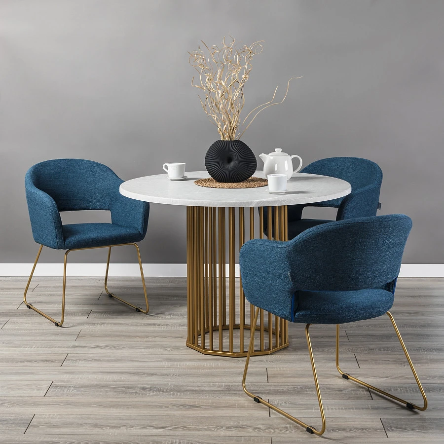 Кресло Oscar БлюАрт/ЛинкЗолот - фото 5