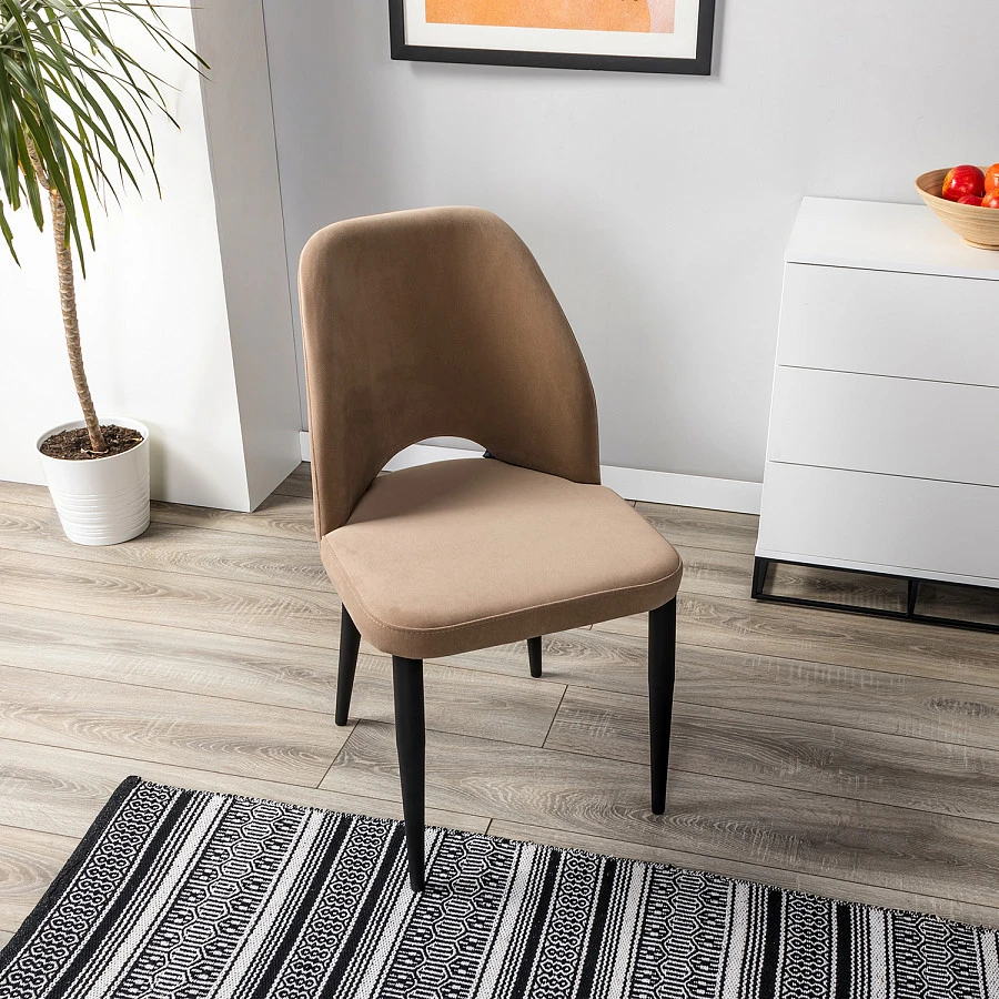 Стул Ledger Diag beige/черный - фото 8