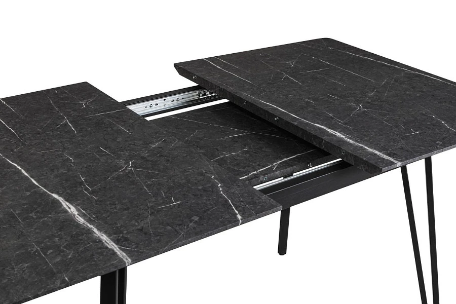 Стол Диего раскладной 140-180*80 мрамор графит - фото 5