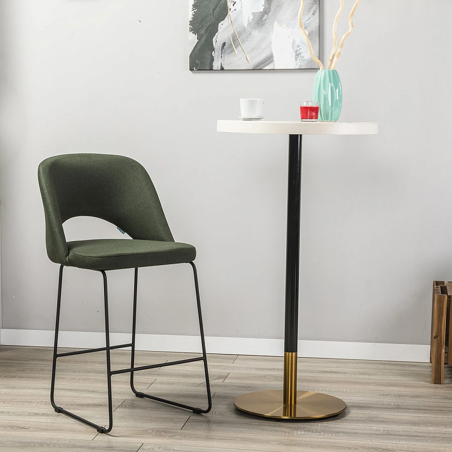 Кресло полубар Lars тёмно-зеленый/Линк - фото 7