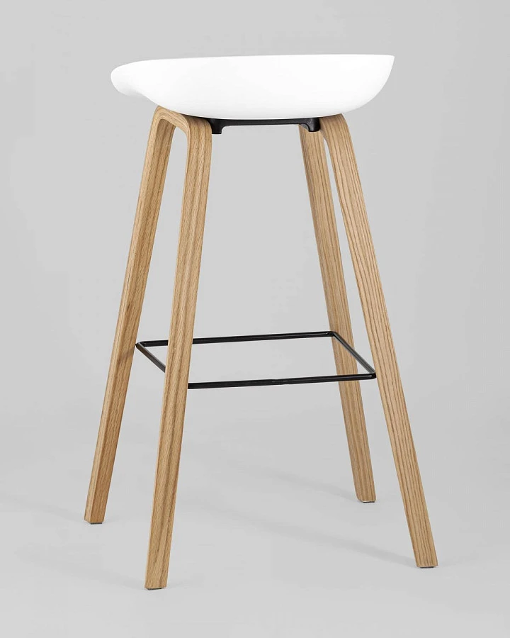 Стул барный LIBRA БЕЛЫЙ - фото 6