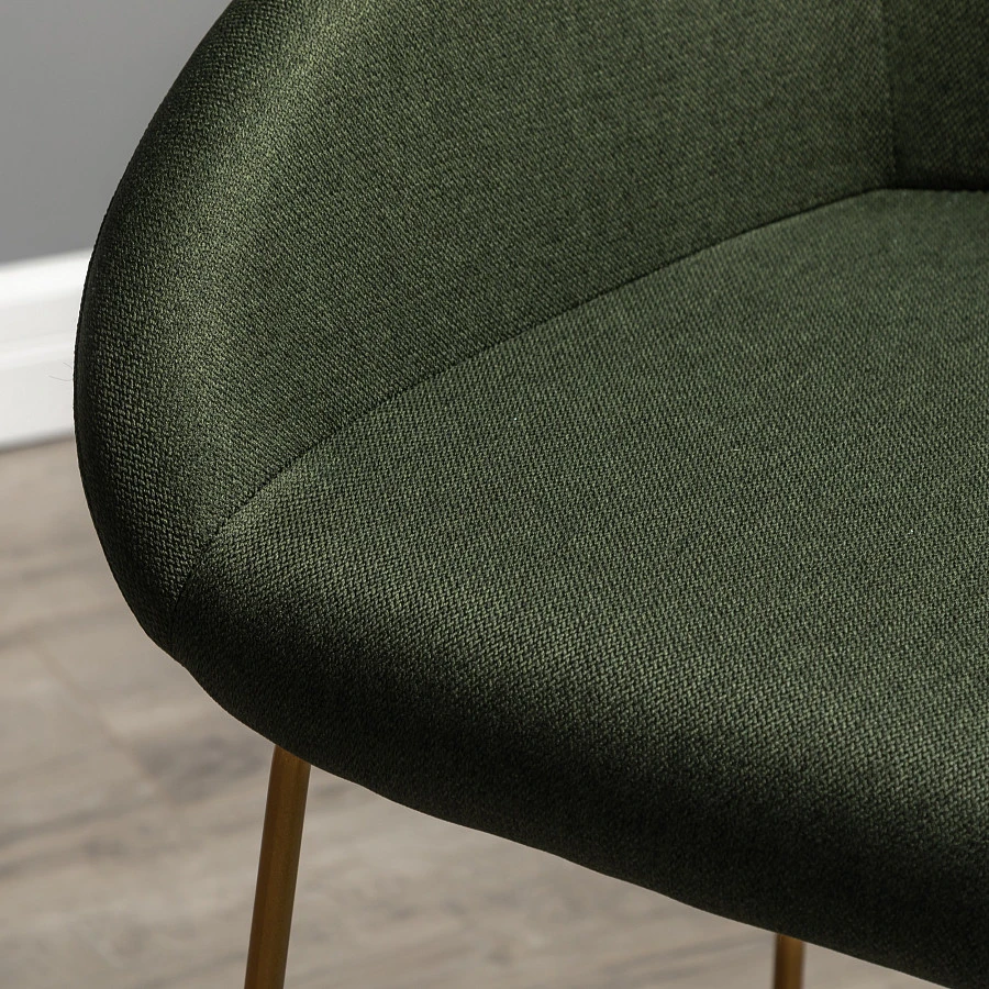 Кресло Бар. Kent тёмно-зеленый/Линк золото - фото 17