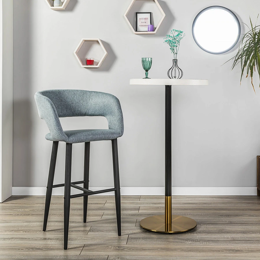 Кресло Бар.Hugs св.сер/черный - фото 12