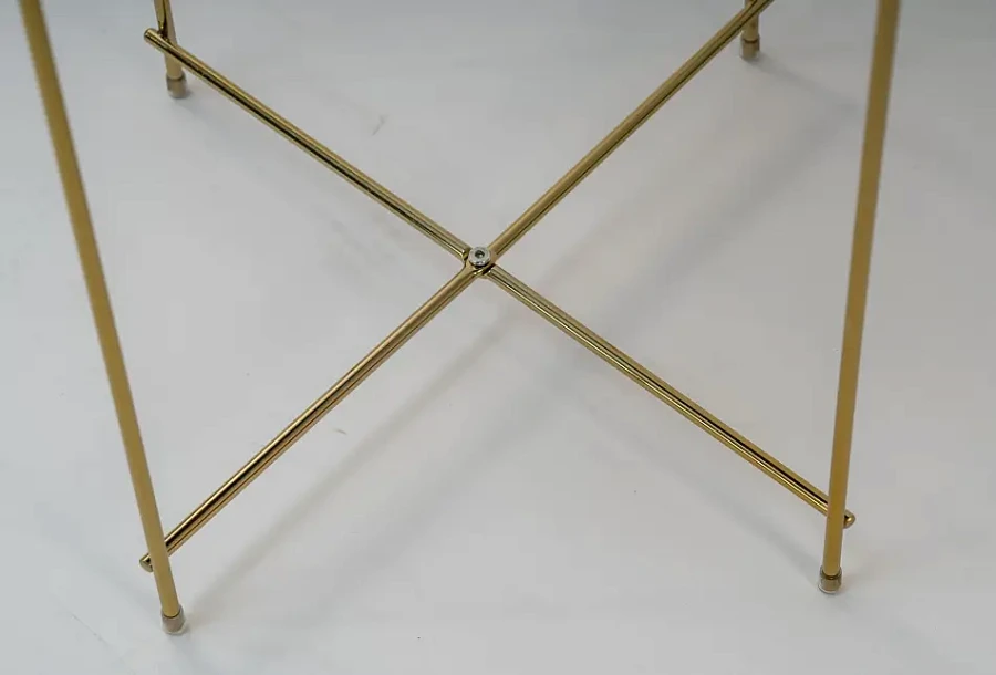 Кофейный столик Square S Gold 0.6x0.32x0.32м - фото 4