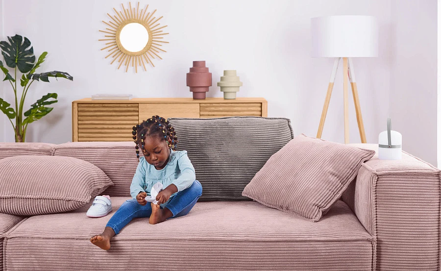 Торшер Uzagi белый и дерево - фото 3