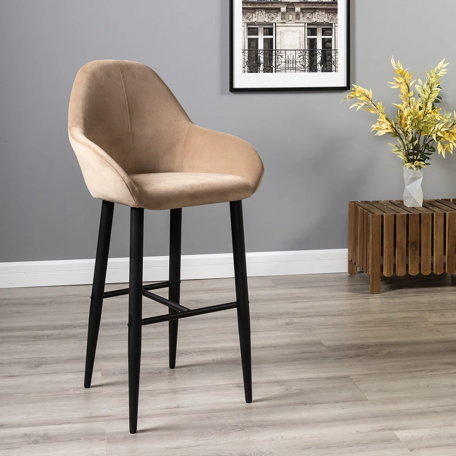 Кресло Бар.Kent Diag beige/черный - фото 10