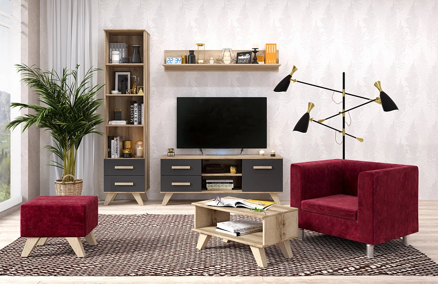 Шкаф-стеллаж Вега Скандинавия 450 - фото 5