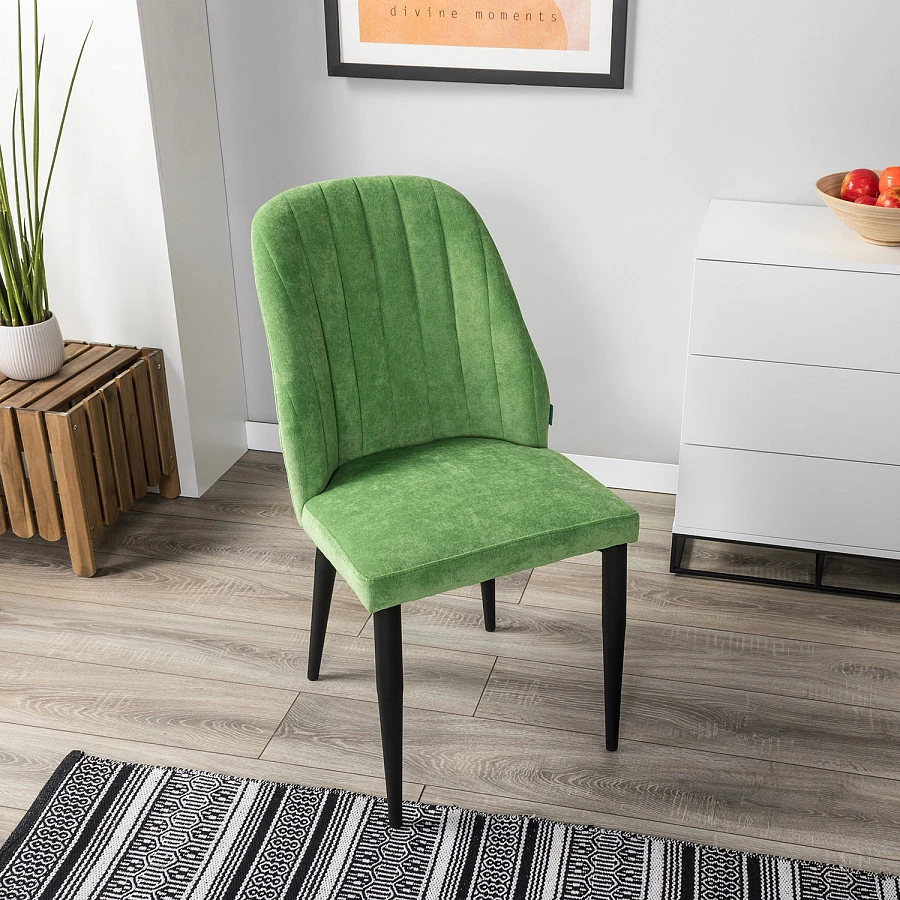 Стул Alen зеленый/черный - фото 10