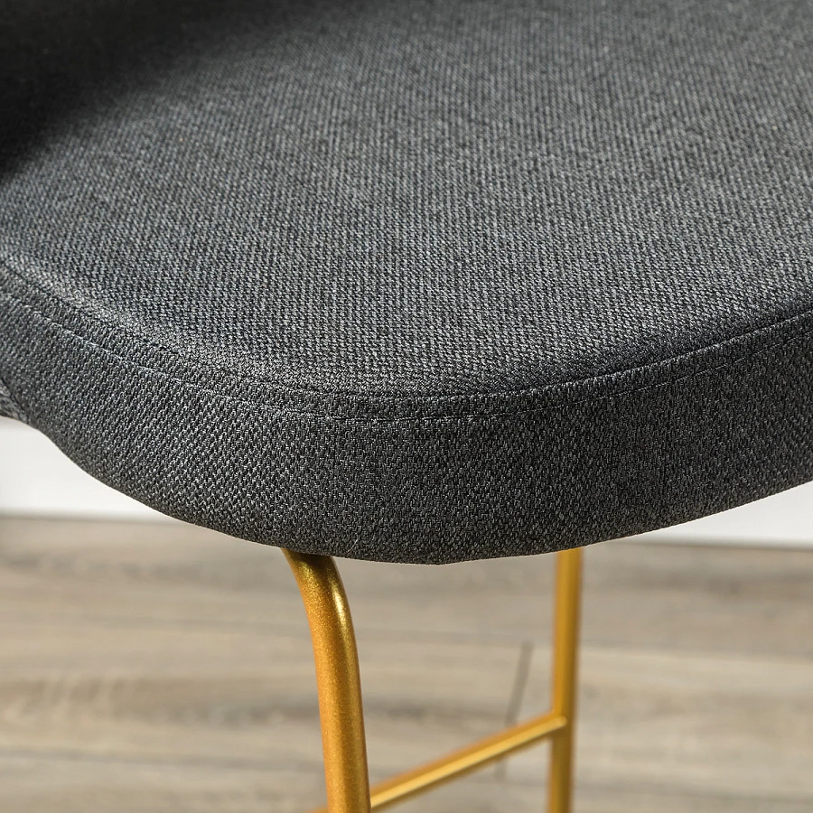 Кресло Бар. Lars тёмно-серый/Линк золото - фото 11