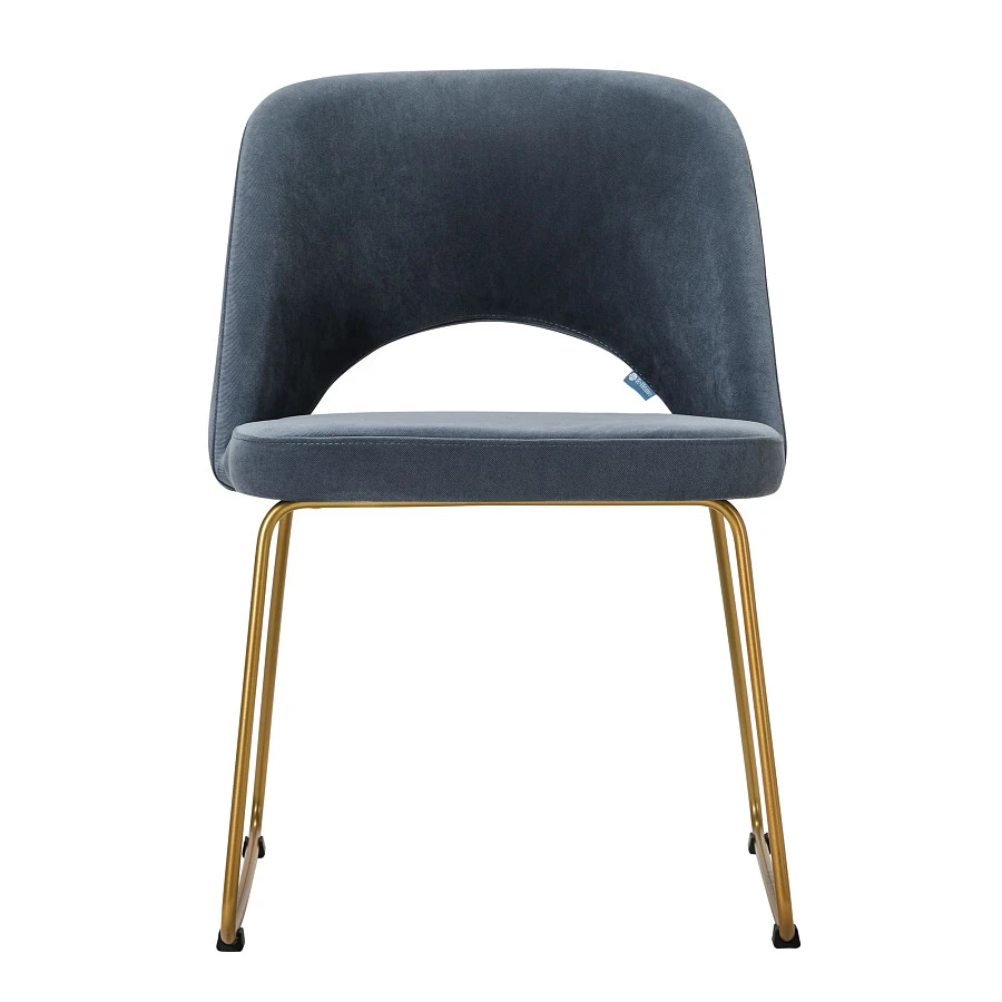 Кресло Lars Diag grey/Линк золото - фото 2