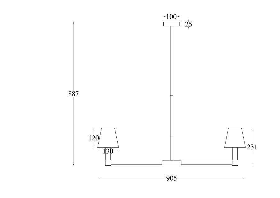 Подвесной светильник Maytoni MOD104PL-09B - фото 2