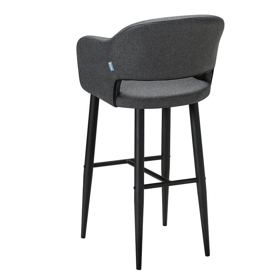 Стул Бар Oscar тёмно-серый/черный - фото 3