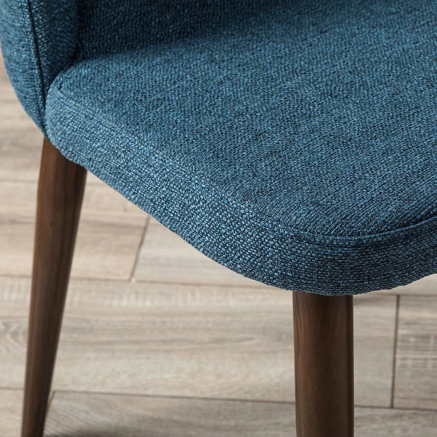 Стул Ledger синий/т. орех - фото 10