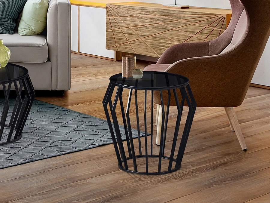 Приставной столик Ciros черный матовый - фото 8