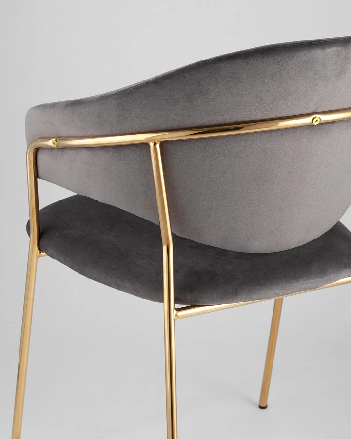 Стул Эвита темно-серый - фото 7