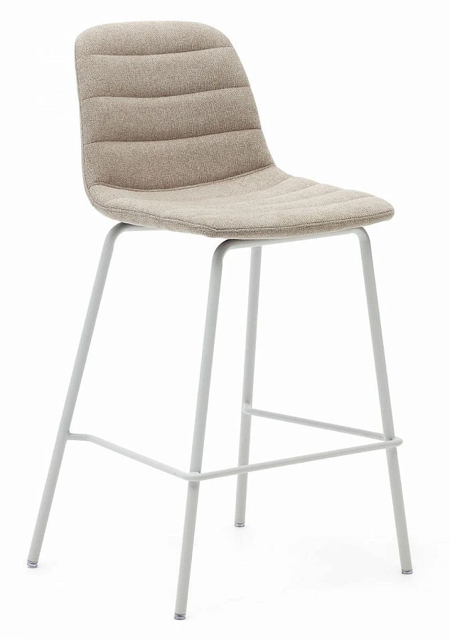 Стул ПБ Zunilda беж.синель/мат.бел.отделка