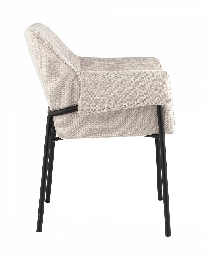 Кресло Бесс рогожка бежевый - фото 7