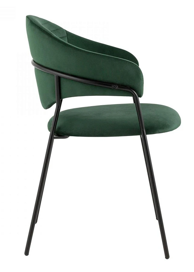 Стул Алексис велюр зелёный - фото 3