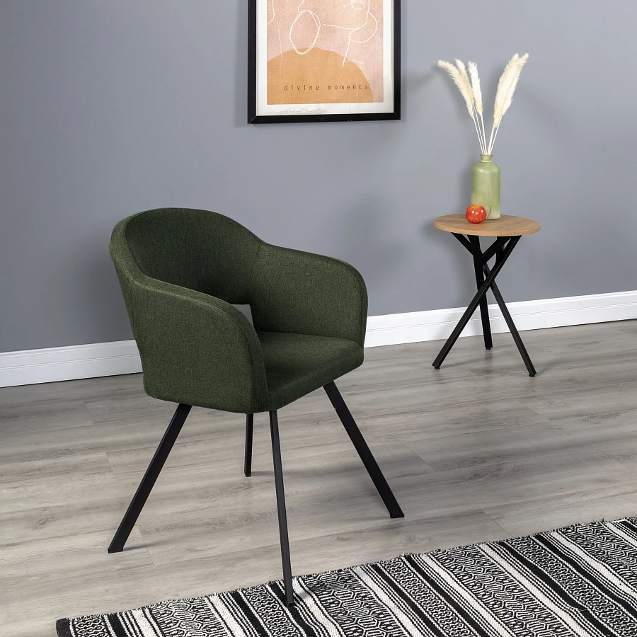 Кресло Oscar тёмно-зеленый/Арки - фото 8