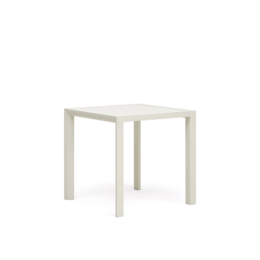 Culip Алюминиевый уличный стол с порошковым покрытием белого цвета 77 x 77 см - фото 5
