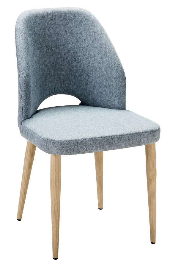 Стул Ledger св.серый/нат.дуб