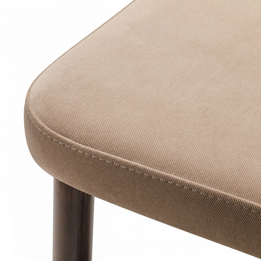 Стул Ledger Diag beige/т. орех - фото 5