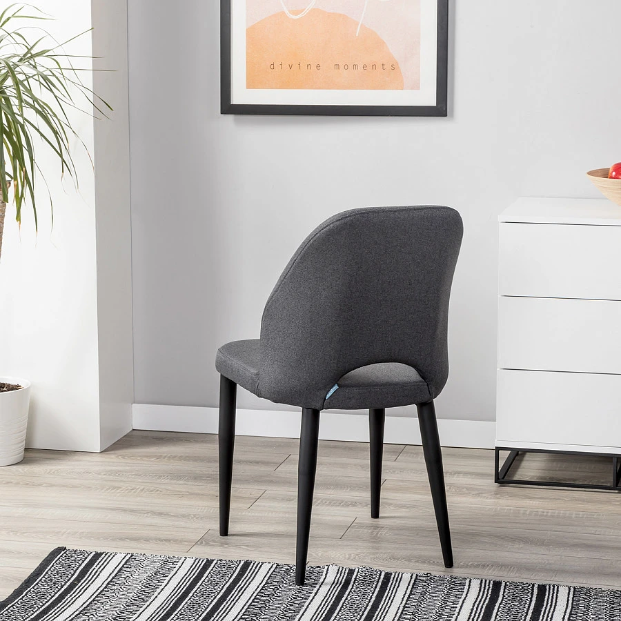 Стул Ledger темно-серый/черный - фото 8