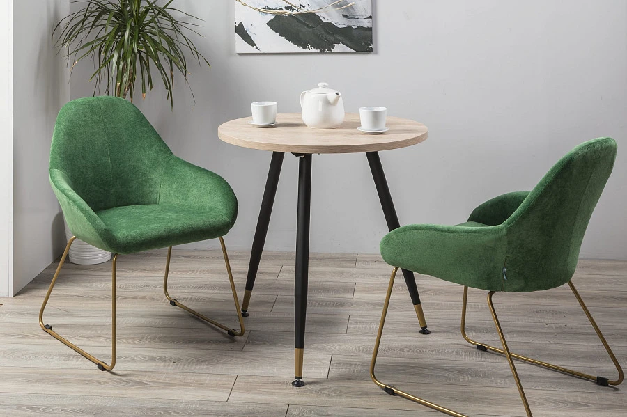 Кресло Kent Грин/ЛинкЗолот - фото 5