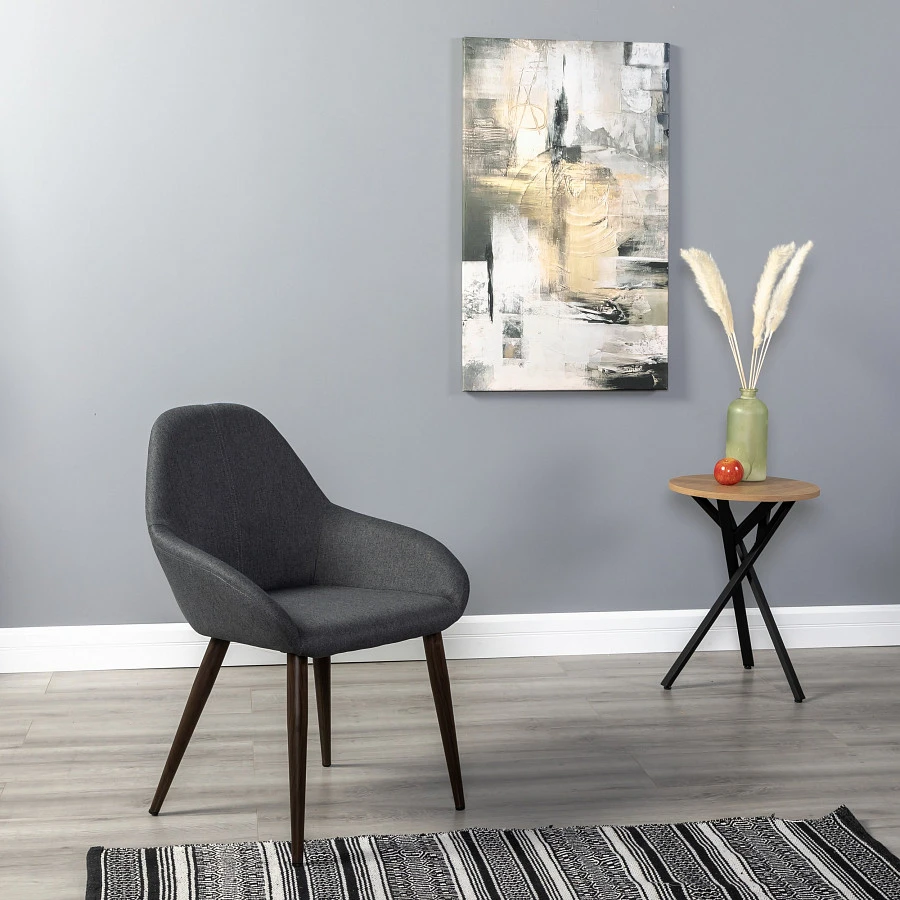 Кресло Kent тёмно-серый/т.орех - фото 14