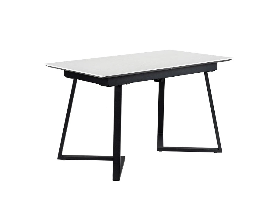 Стол Роналдо раздвиж. 140-180 Светлый мрамор/Бабочка - фото 2