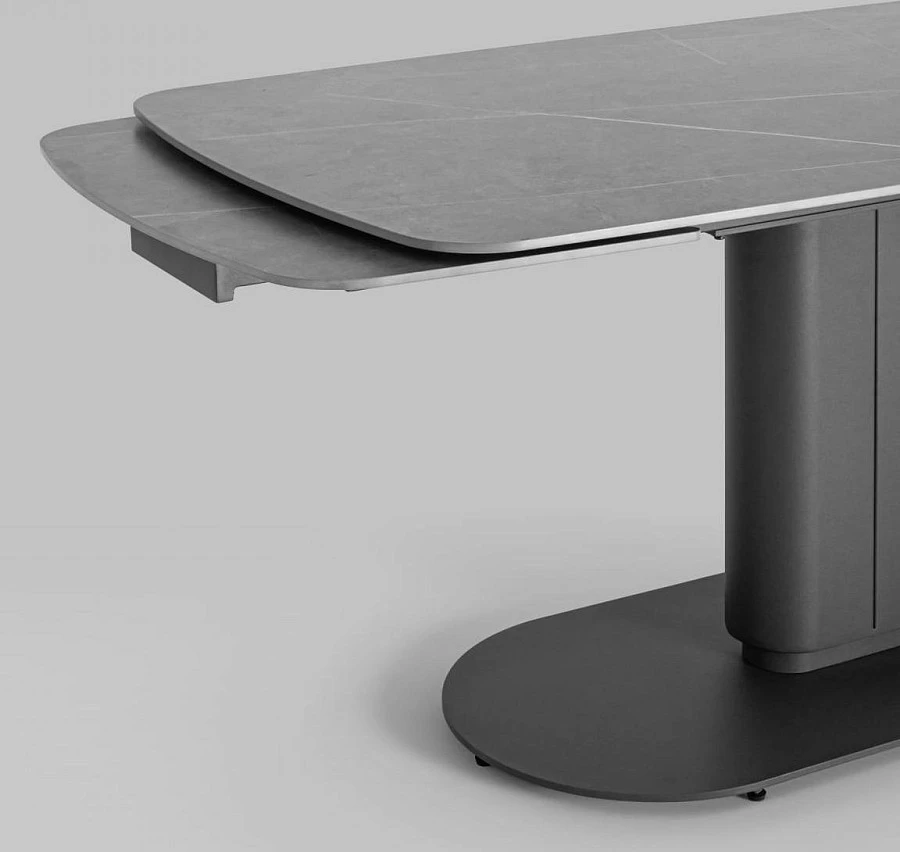 Стол обед. Глория раскл. 170-250*90 керам.серая - фото 6