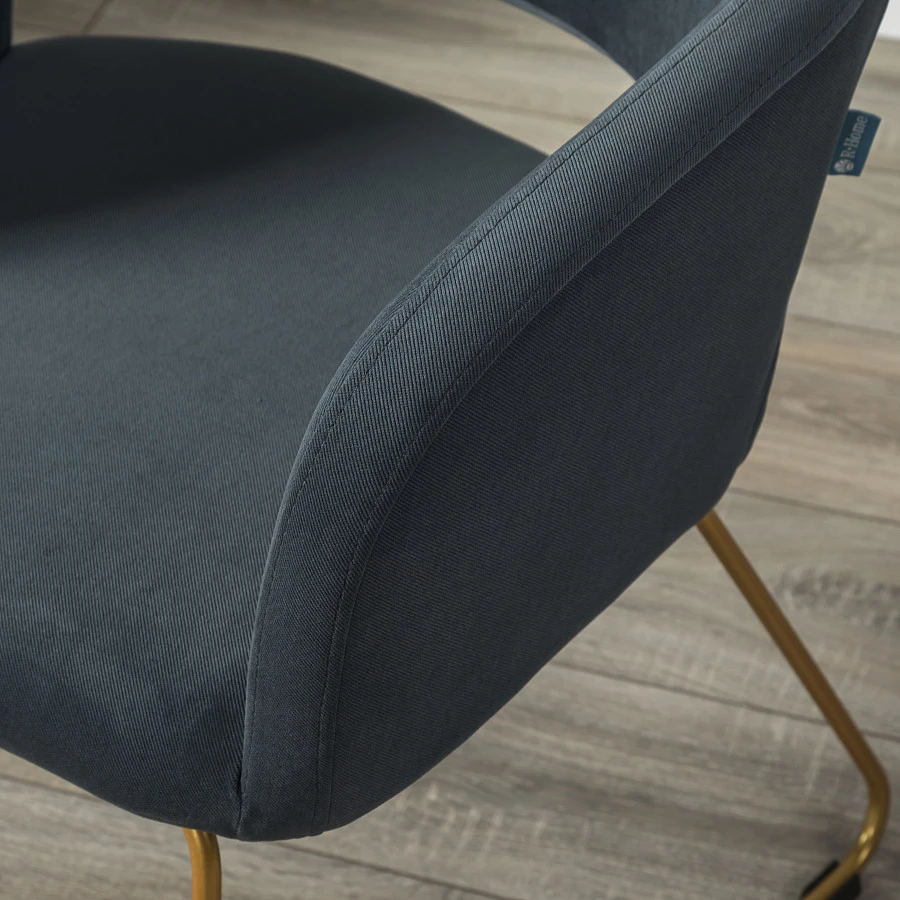 Кресло Oscar Diag grey/Линк золото - фото 9