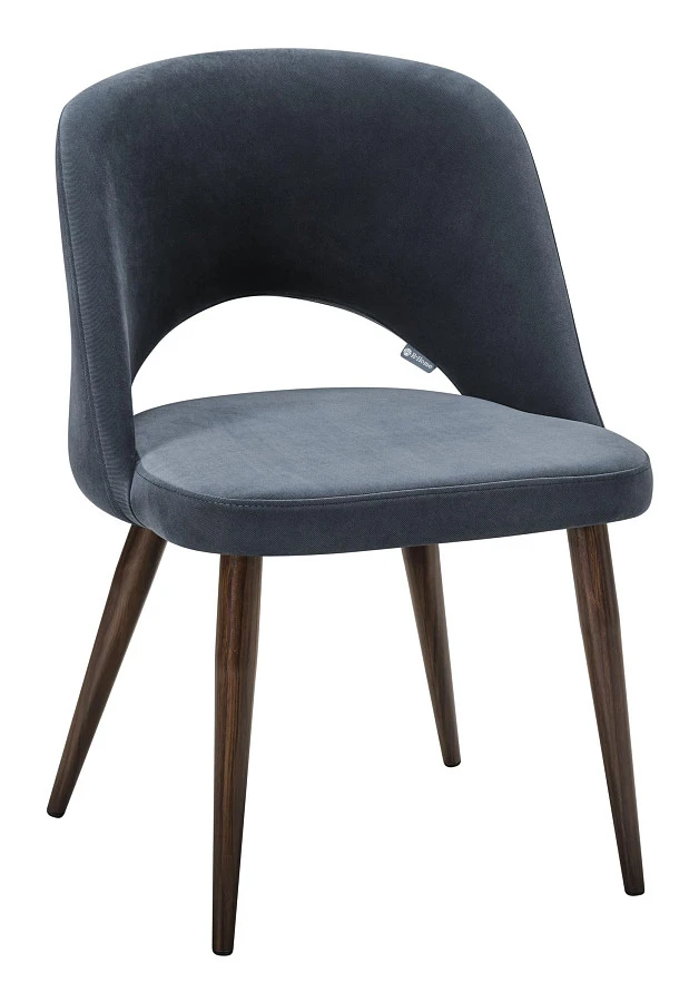 Стул Lars Diag grey/т.орех