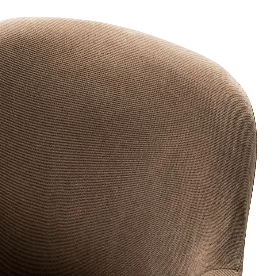 Кресло Ledger Diag beige/черный - фото 7