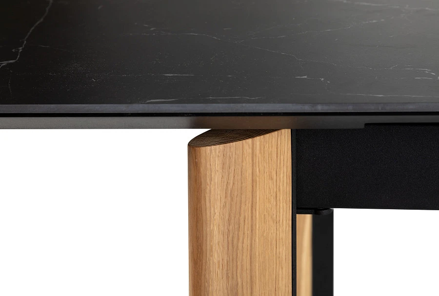 Стол раздвиж. Combi Ceramic 140-180 Automatic Natur/Dark marble - фото 17