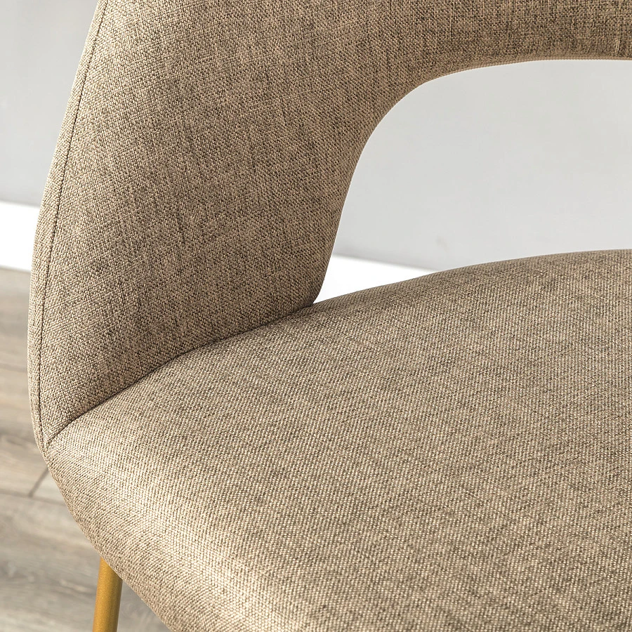 Кресло полубар Hugs beige/Линк золото - фото 10