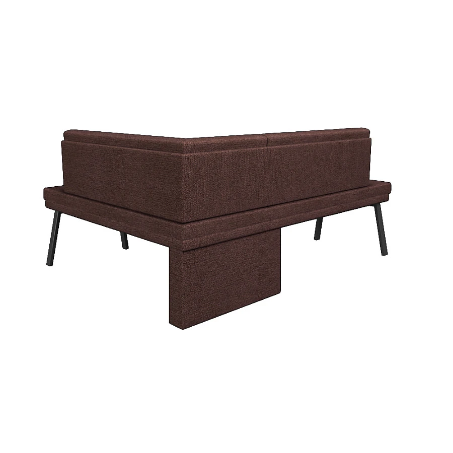 Диван кухонный Brave 178-140 R coffe - фото 3