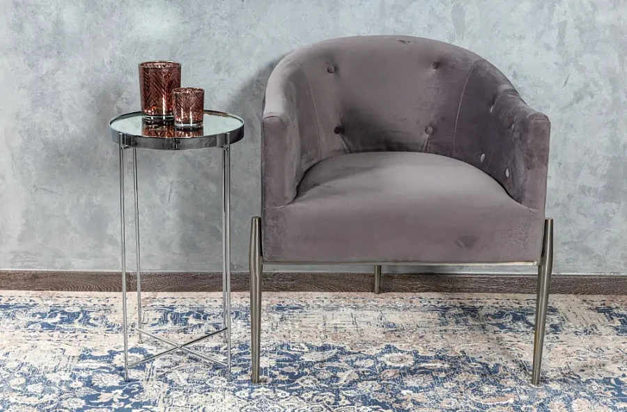 Приставной столик Gatsby S Silver 0.6x0.32x0.32м - фото 5