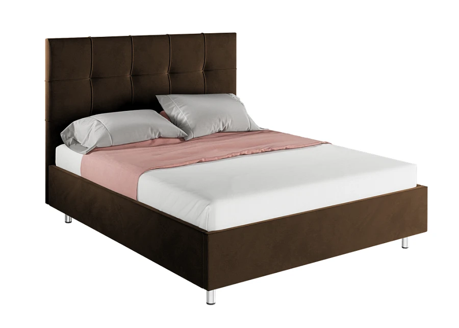 Кровать Чикаго 140х200 цвета тёмный шоколад