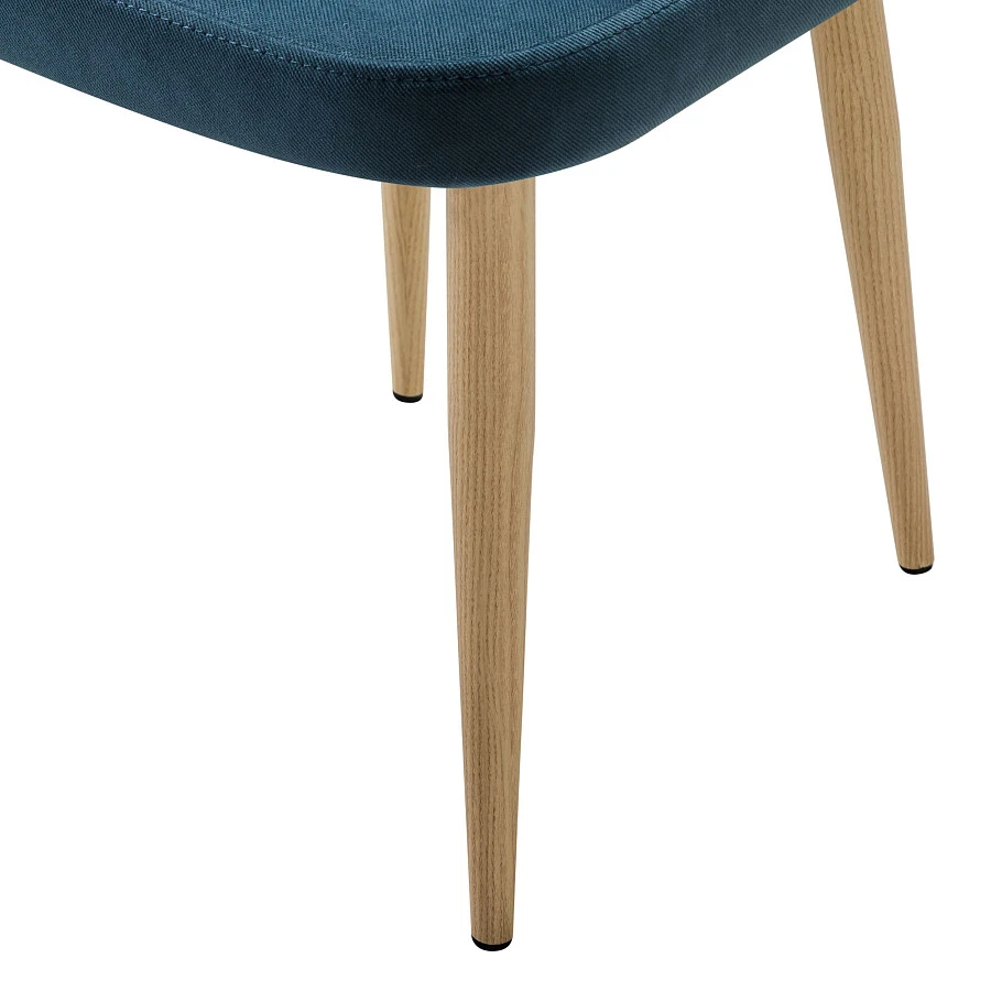 Стул Ledger Diag blue/нат.дуб - фото 6
