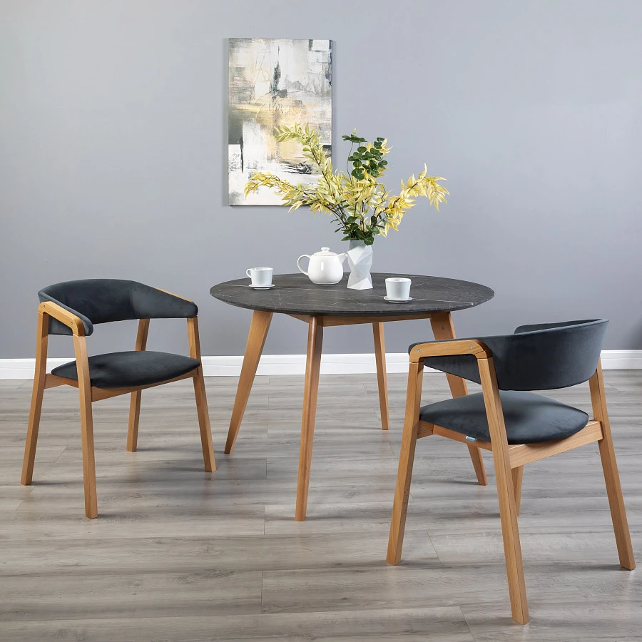 Кресло Dalia Soft Grey/Натур - фото 10